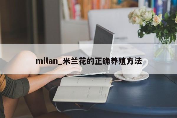 milan_米兰花的正确养殖方法